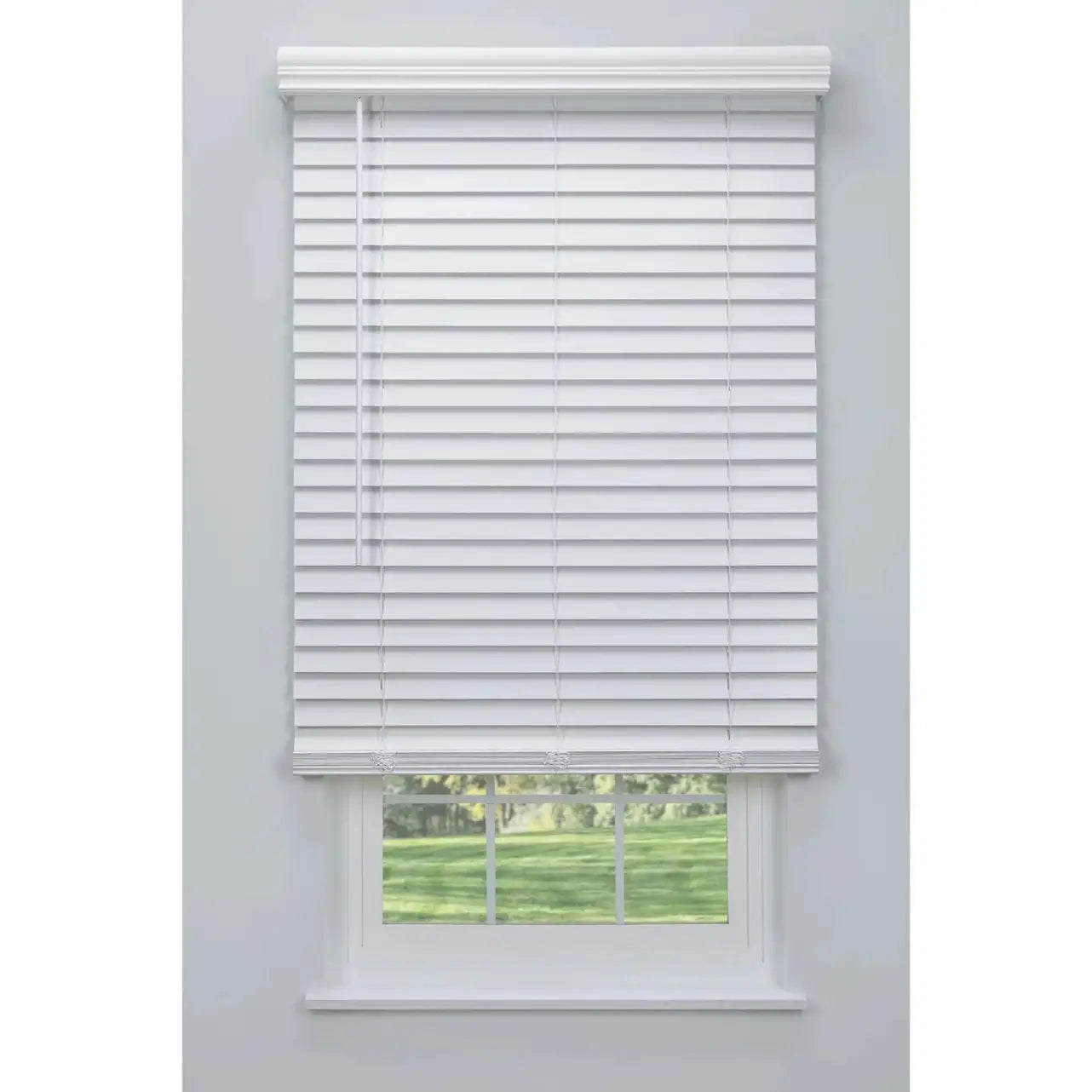 2" Cordless Faux Wood Blind